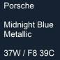 Preview: Porsche, Midnight Blue Metallic, 37W / F8 39C.
